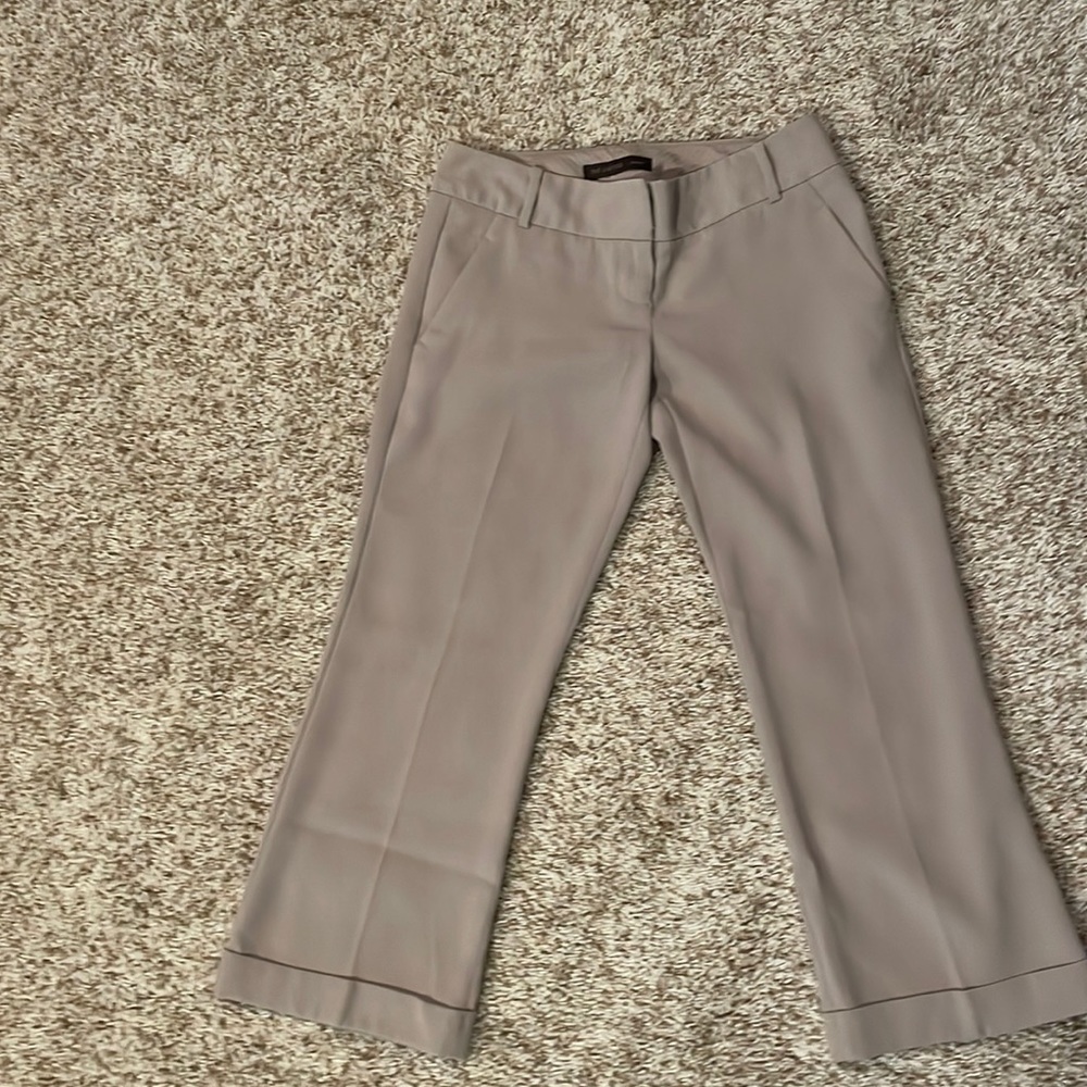The Limited calf-length trousers; Size 0